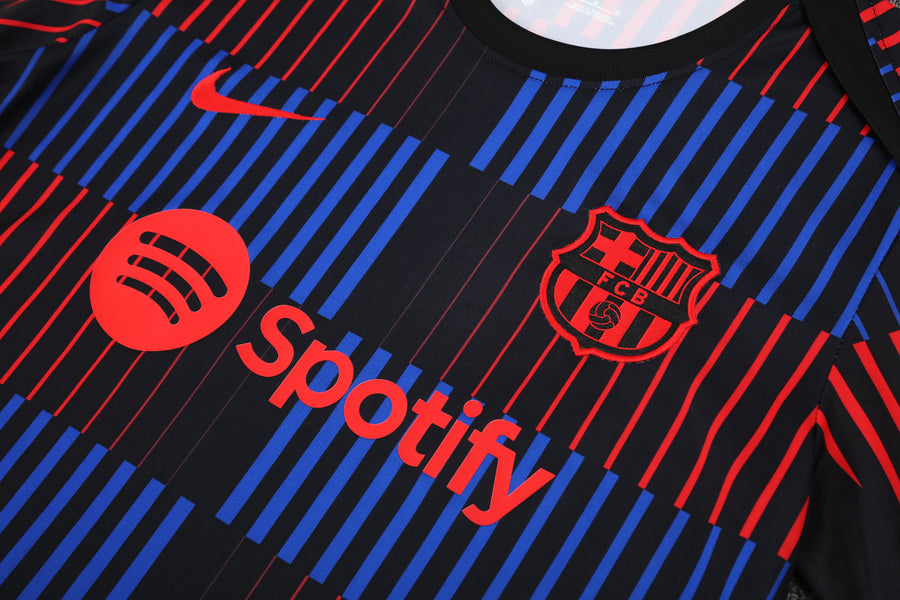 Kit Shirt + Shorts Barcelona Red/Blue/Black Training 25/26
