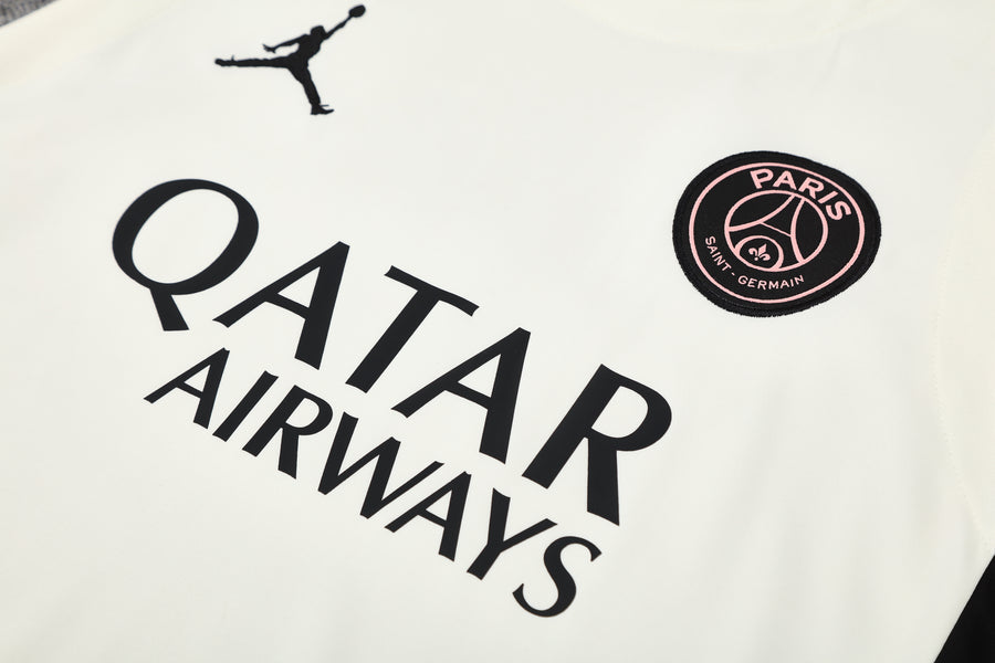 Kit Tank Top + Shorts PSG White/Black/Pink Training 25/26