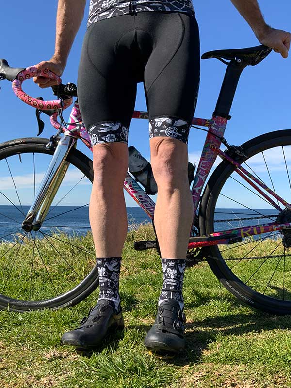 Velo Tattoo Men's Logo Bib Shorts