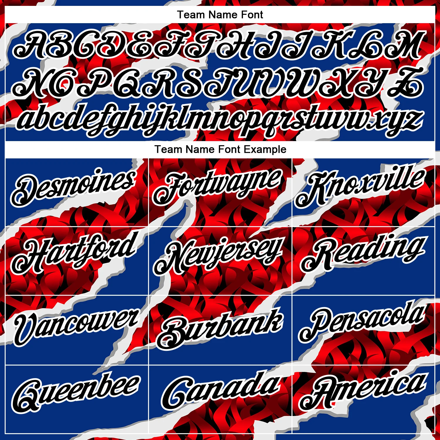 Custom Royal Black-Red 3D Bowling Torn Paper Style Performance Polo Shirt