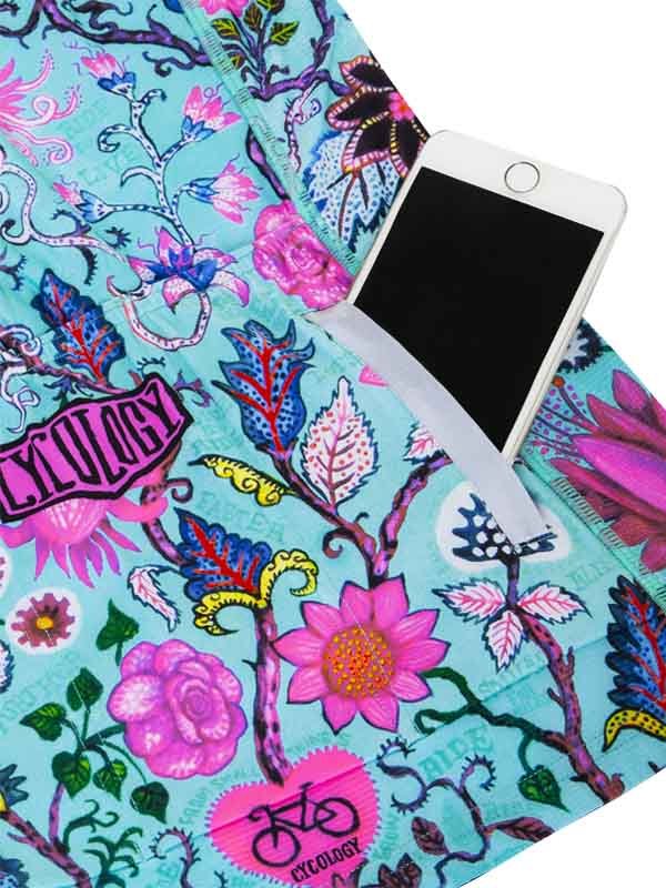 Secret Garden Women's Summer Long Sleeve Jersey Aqua