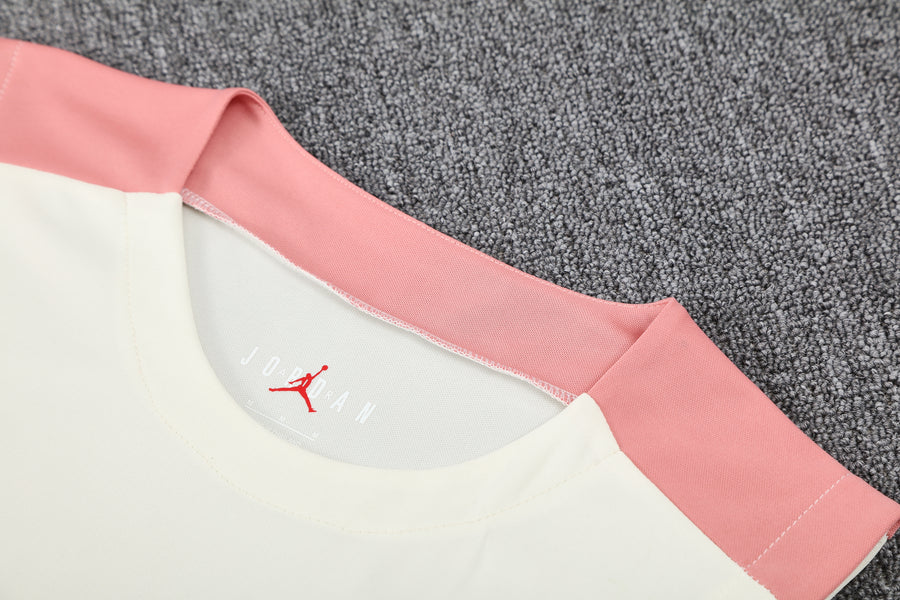 Kit Tank Top + Shorts PSG White/Black/Pink Training 25/26