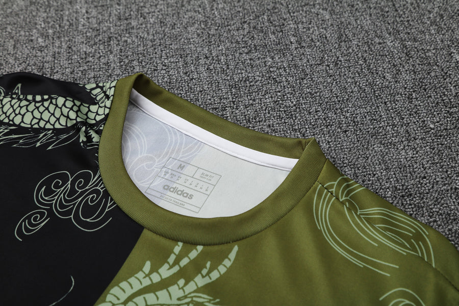 Kit Shirt + Shorts Real Madrid Black/Green Training 25/26