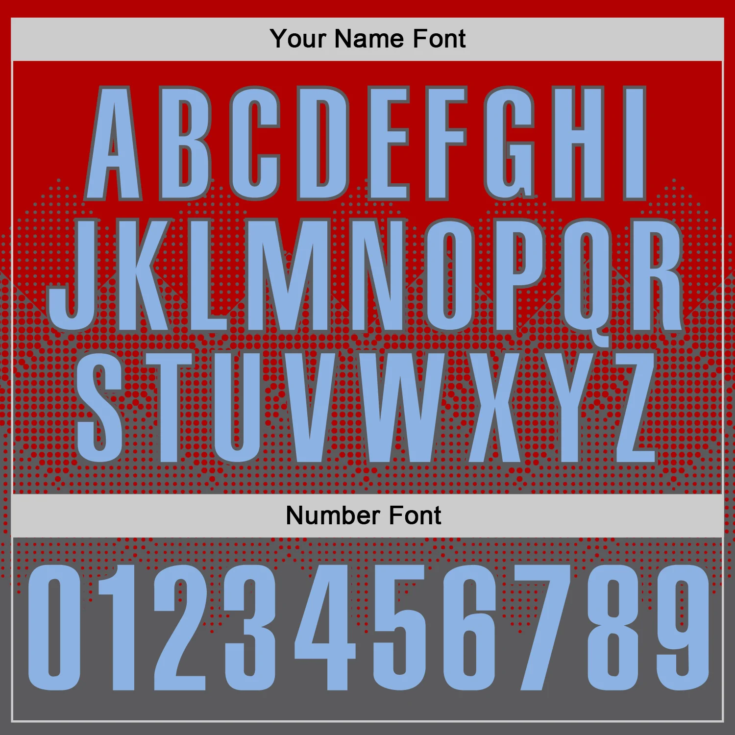 Custom Red Light Blue-Steel Gray 3D Gradient Square Shape Performance Polo Shirt