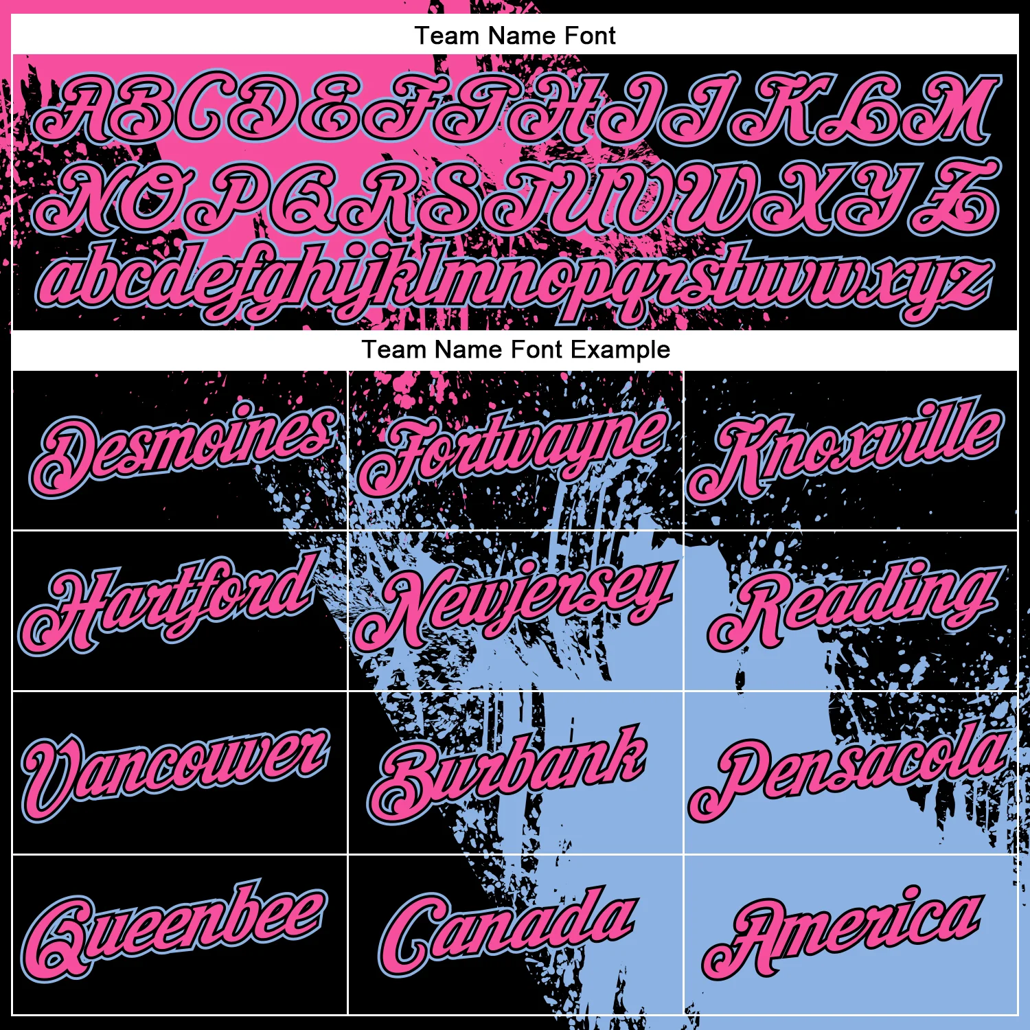 Custom Pink Black-Light Blue 3D Pattern Design Abstract Brush Stroke Performance Polo Shirt