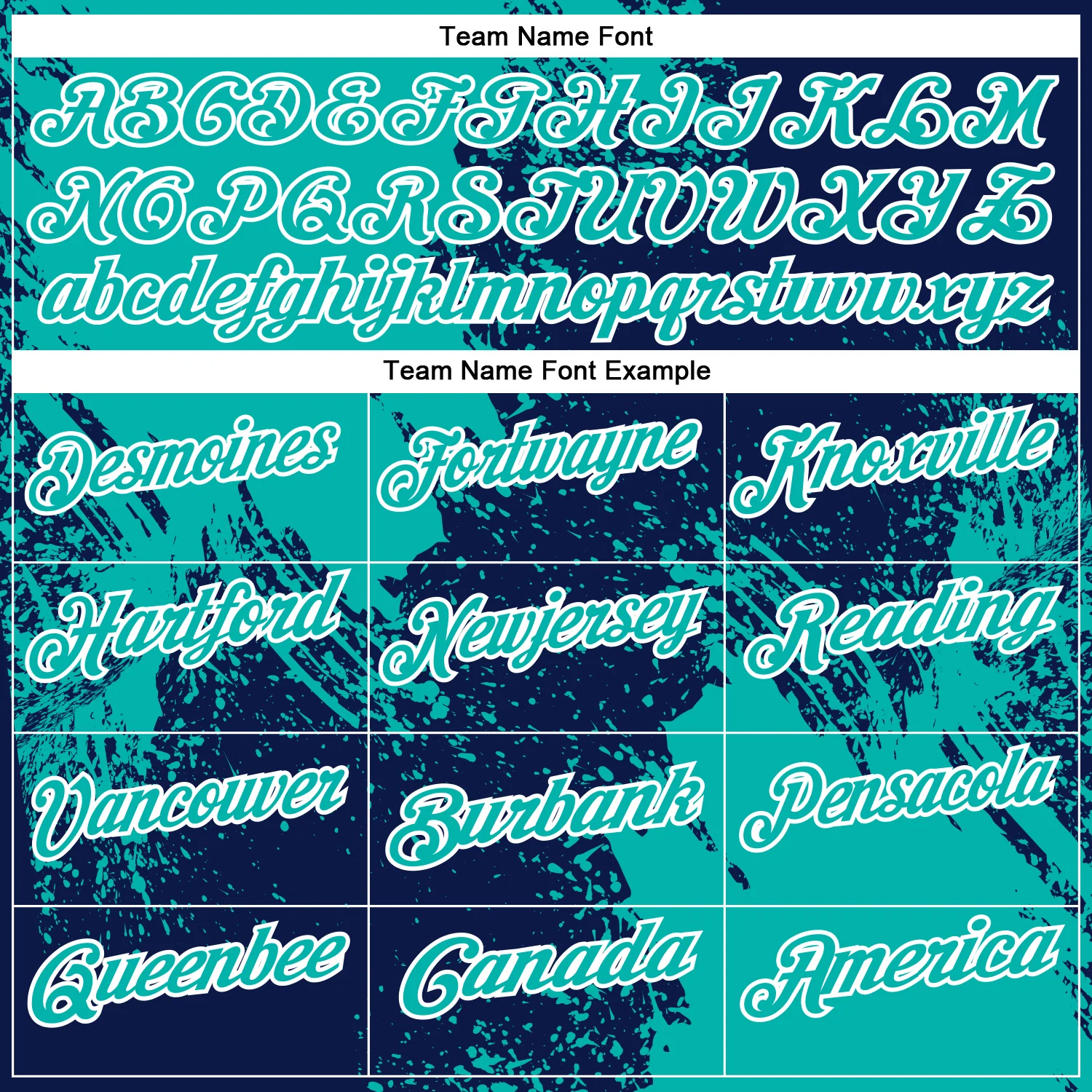 Custom Aqua Navy-White 3D Pattern Design Abstract Brush Stroke Performance Polo Shirt