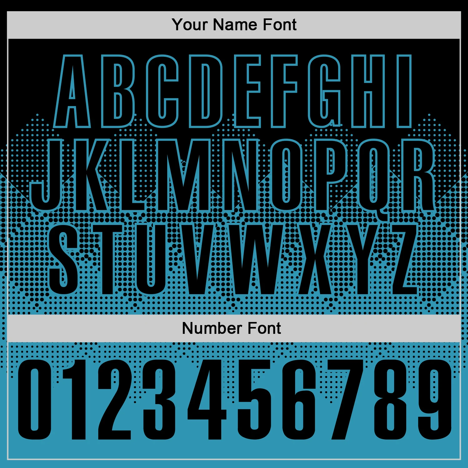 Custom Black Panther Blue 3D Gradient Square Shape Performance Polo Shirt