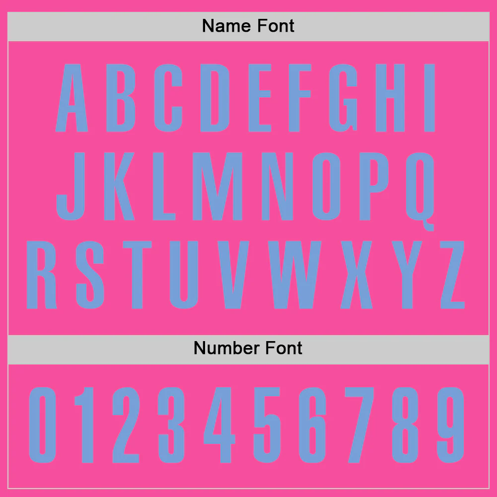 Custom Pink Light Blue Performance Golf Polo Shirt