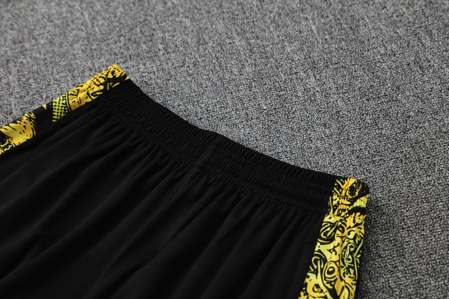 Kit Tank Top + Shorts Brazil Christ the Redeemer Yellow Training 25/26