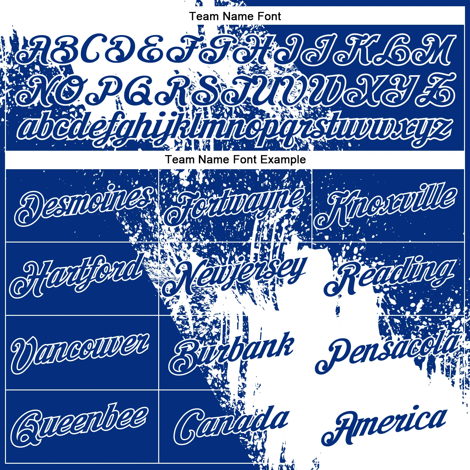 Custom White Royal 3D Pattern Design Abstract Brush Stroke Performance Polo Shirt