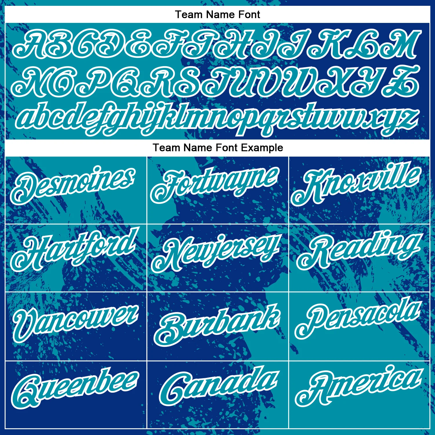 Custom Teal Royal-White 3D Pattern Design Abstract Brush Stroke Performance Polo Shirt