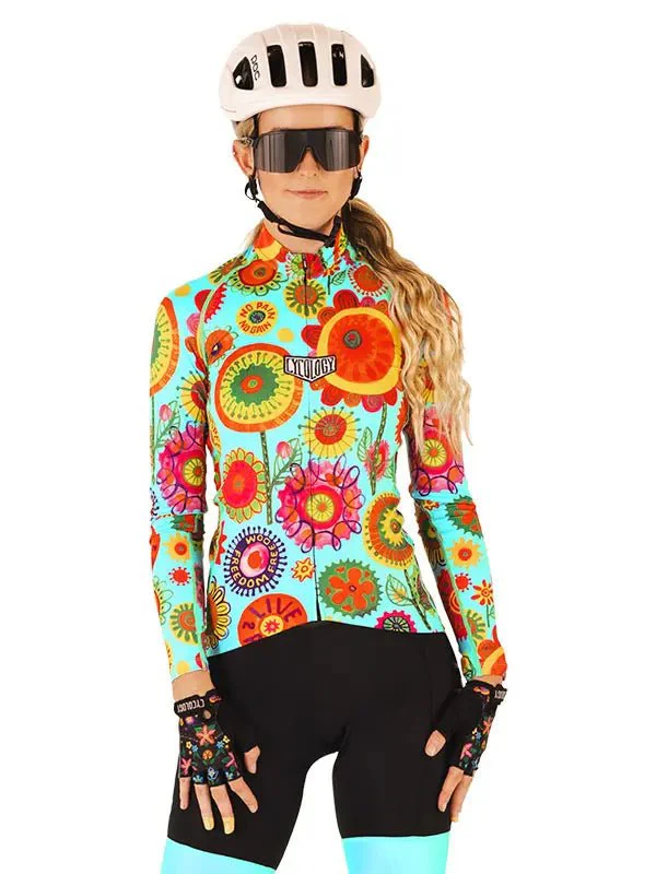 Happy Pedal Women's Summer Long Sleeve Jersey