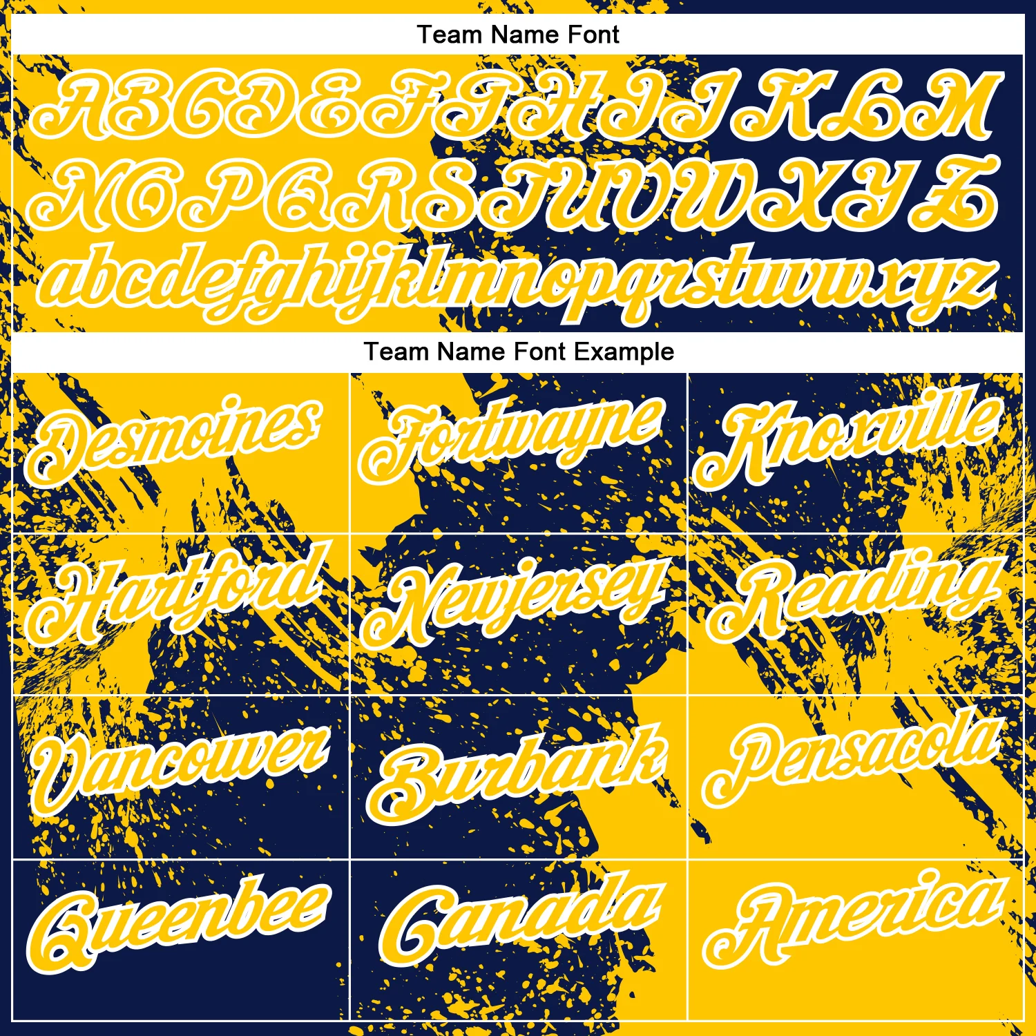 Custom Yellow Navy-White 3D Pattern Design Abstract Brush Stroke Performance Polo Shirt