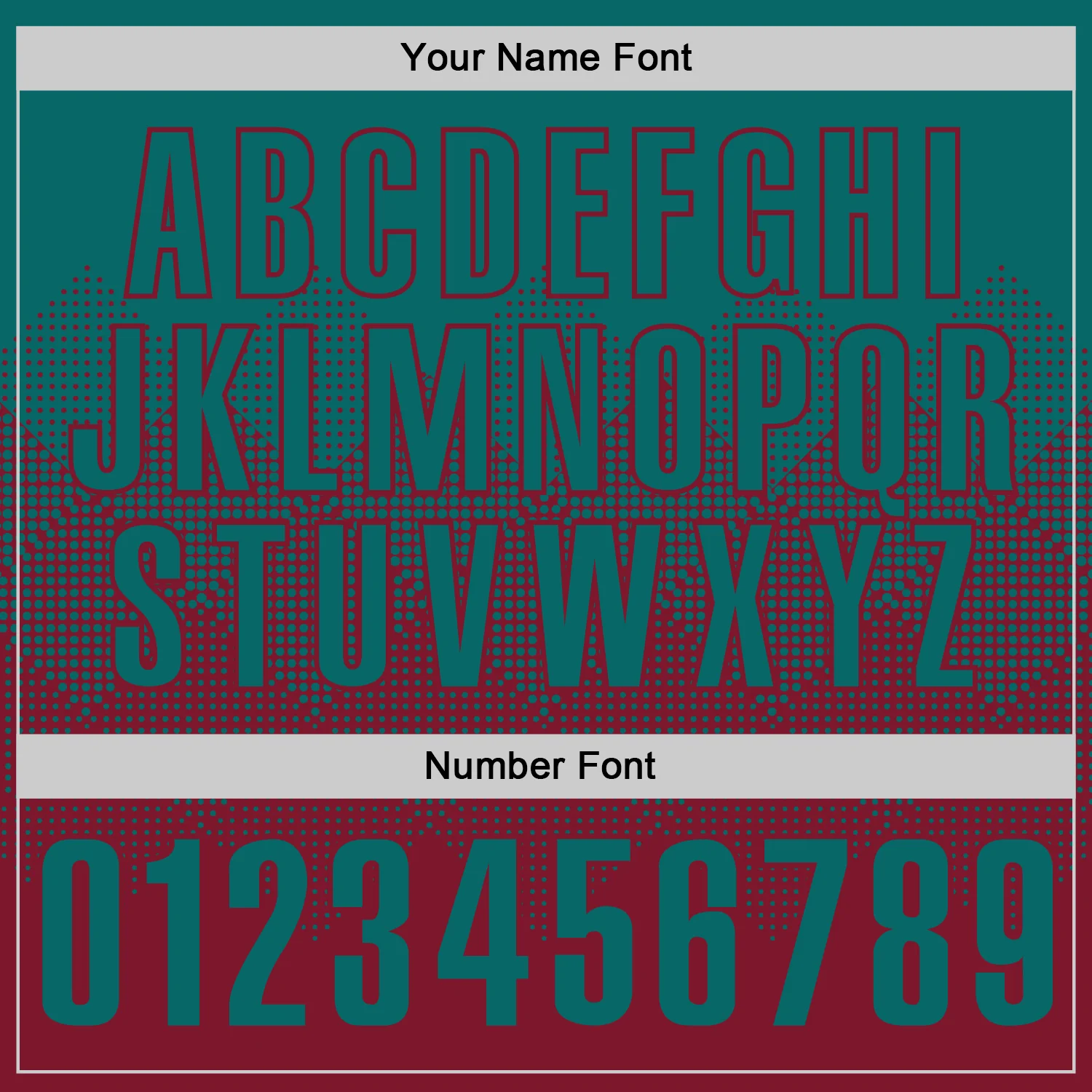 Custom Teal Crimson 3D Gradient Square Shape Performance Polo Shirt