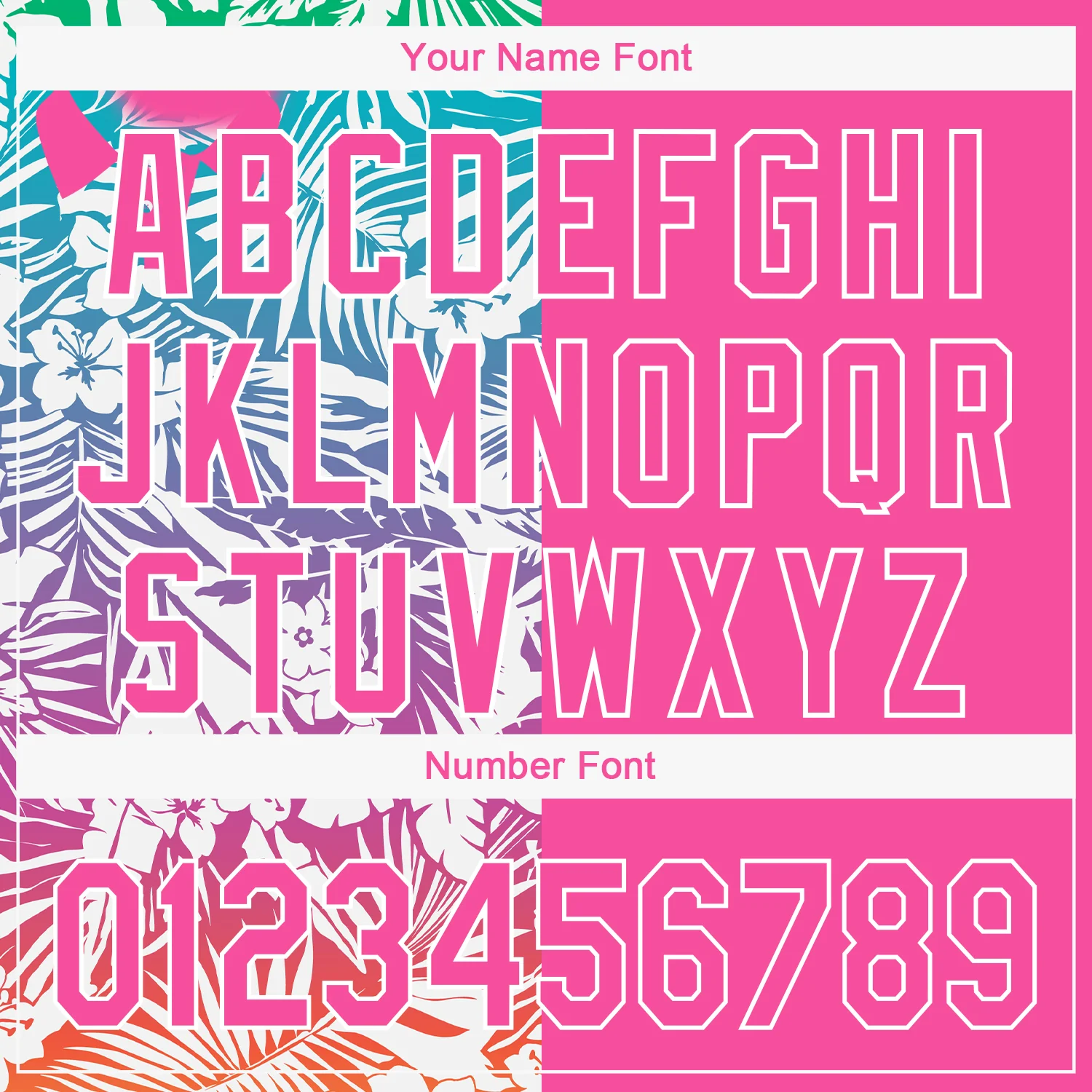 Custom Pink White 3D Pattern Design Tropical Palm Leaves Performance Golf Polo Shirt