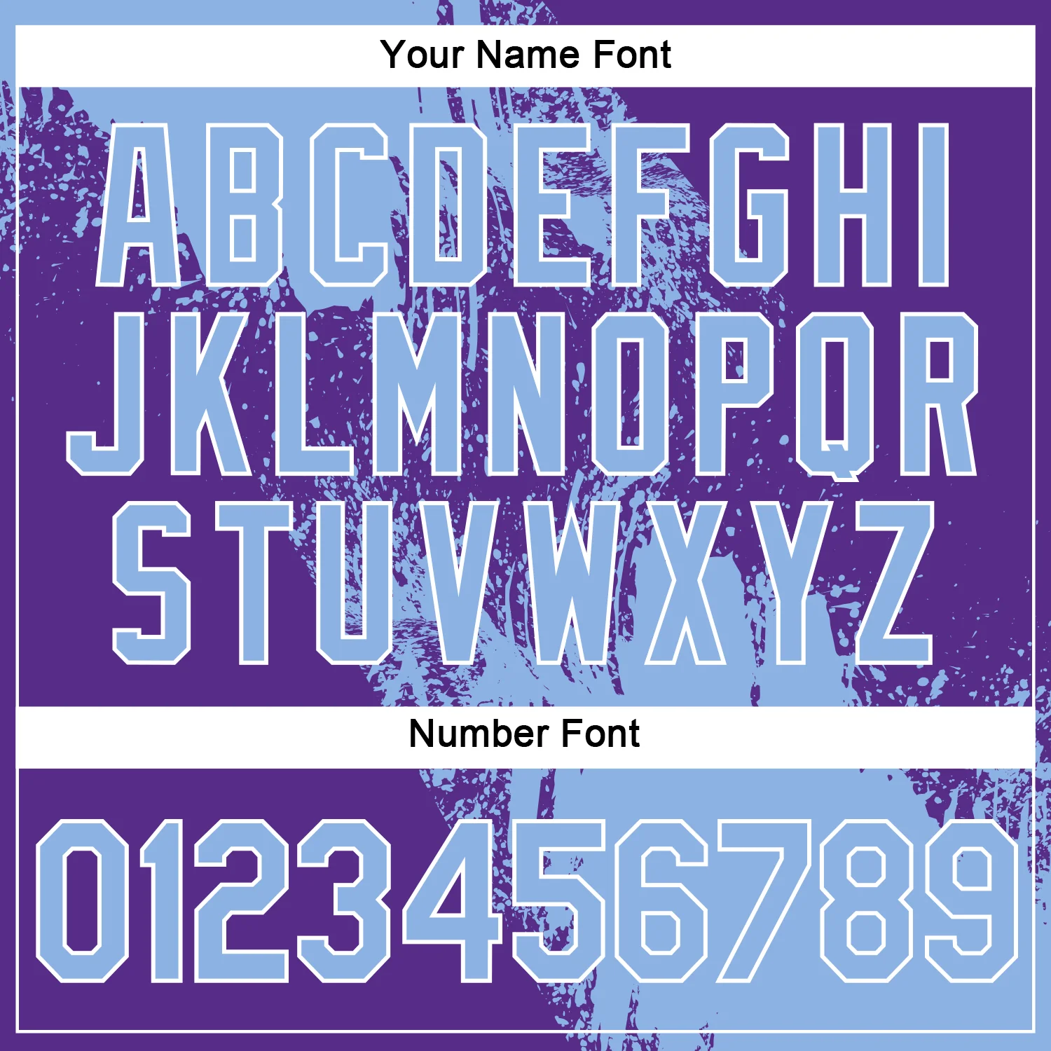 Custom Light Blue Purple-White 3D Pattern Design Abstract Brush Stroke Performance Polo Shirt