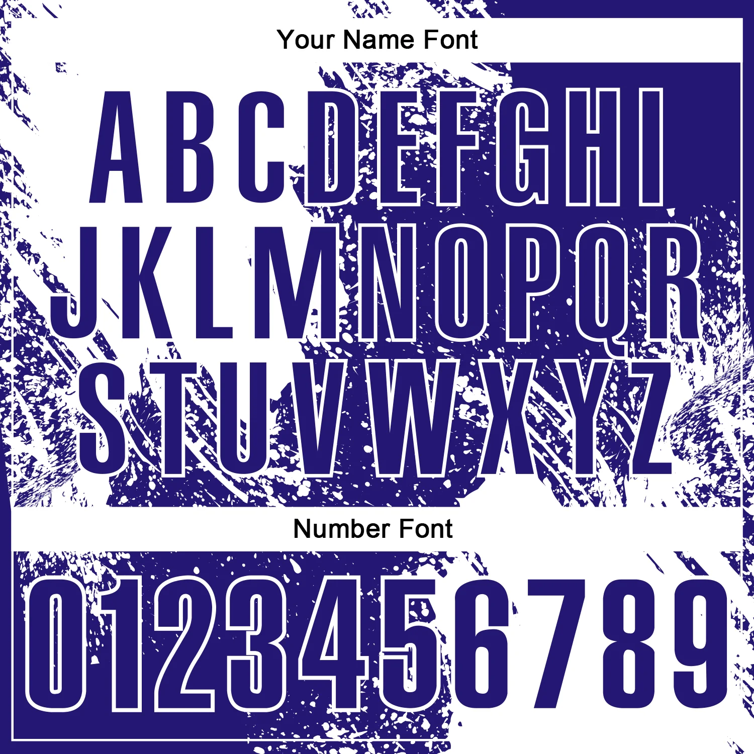 Custom White Dark Purple 3D Pattern Design Abstract Brush Stroke Performance Polo Shirt