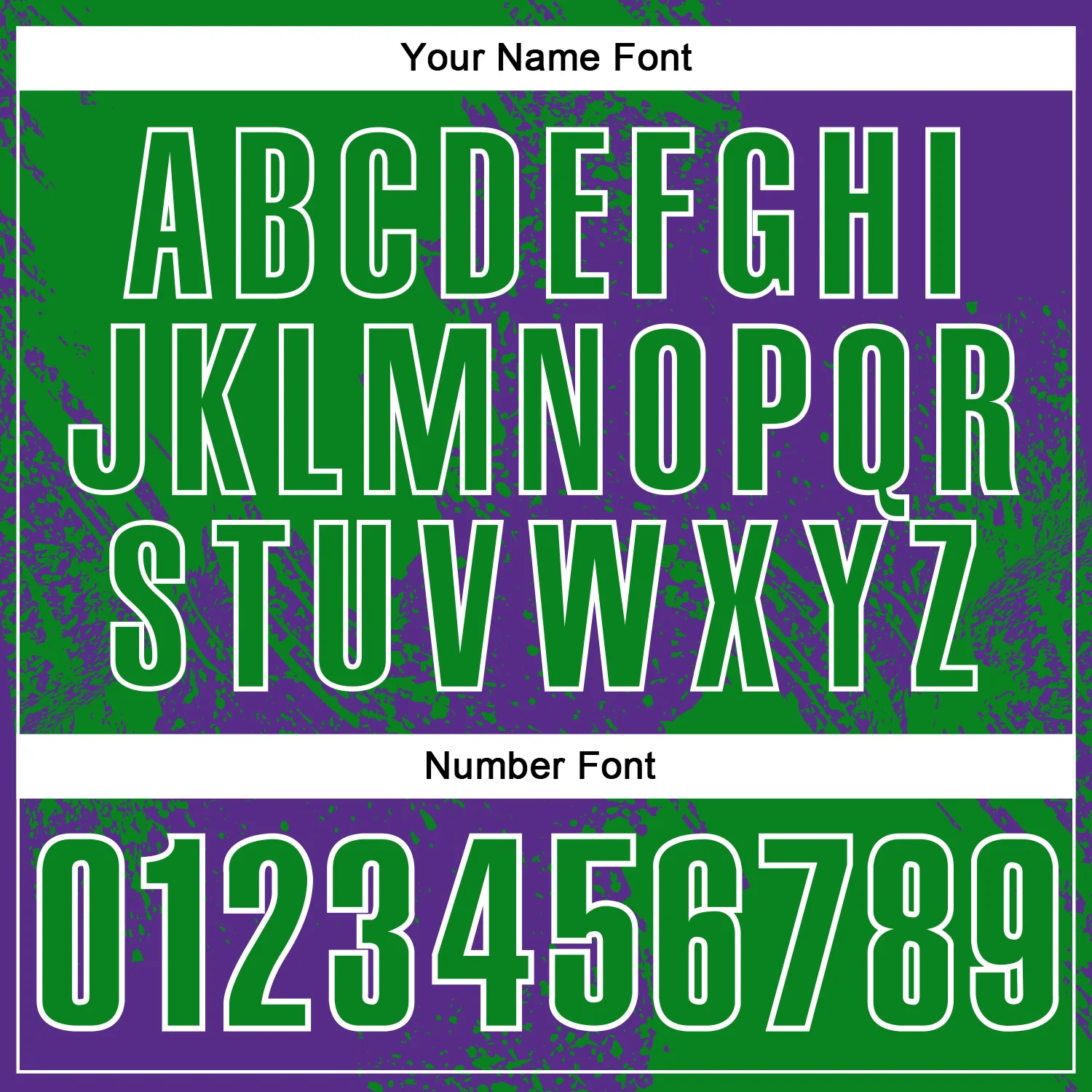 Custom Grass Green Purple-White 3D Pattern Design Abstract Brush Stroke Performance Polo Shirt