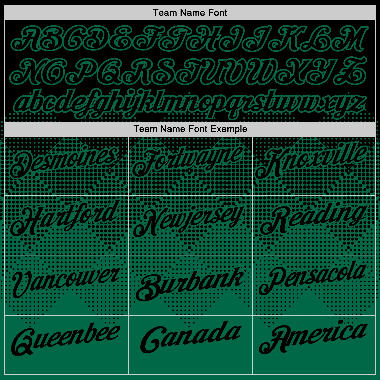 Custom Black Kelly Green 3D Gradient Square Shape Performance Polo Shirt