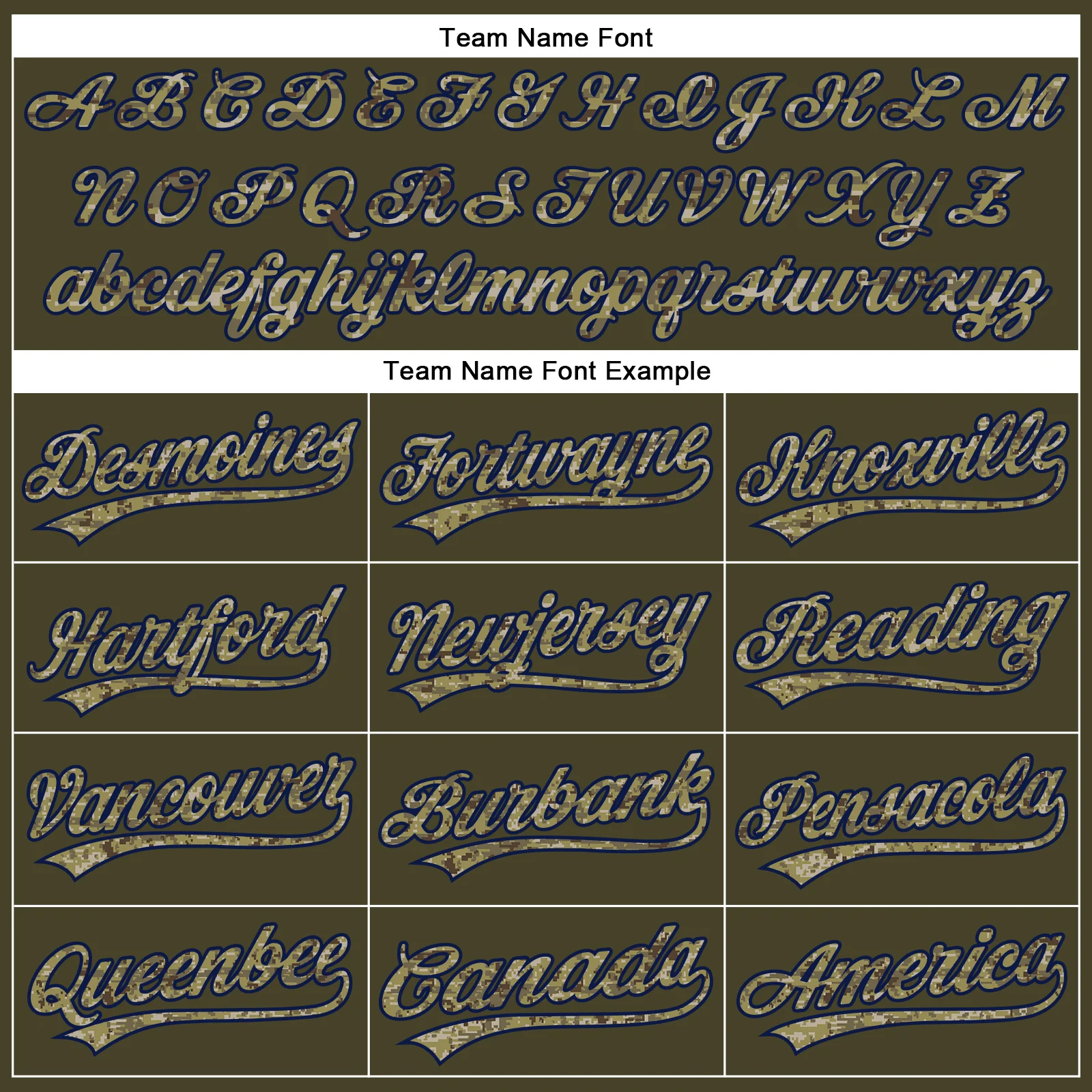 Custom Olive Camo-Navy Performance Vapor Salute To Service Golf Polo Shirt