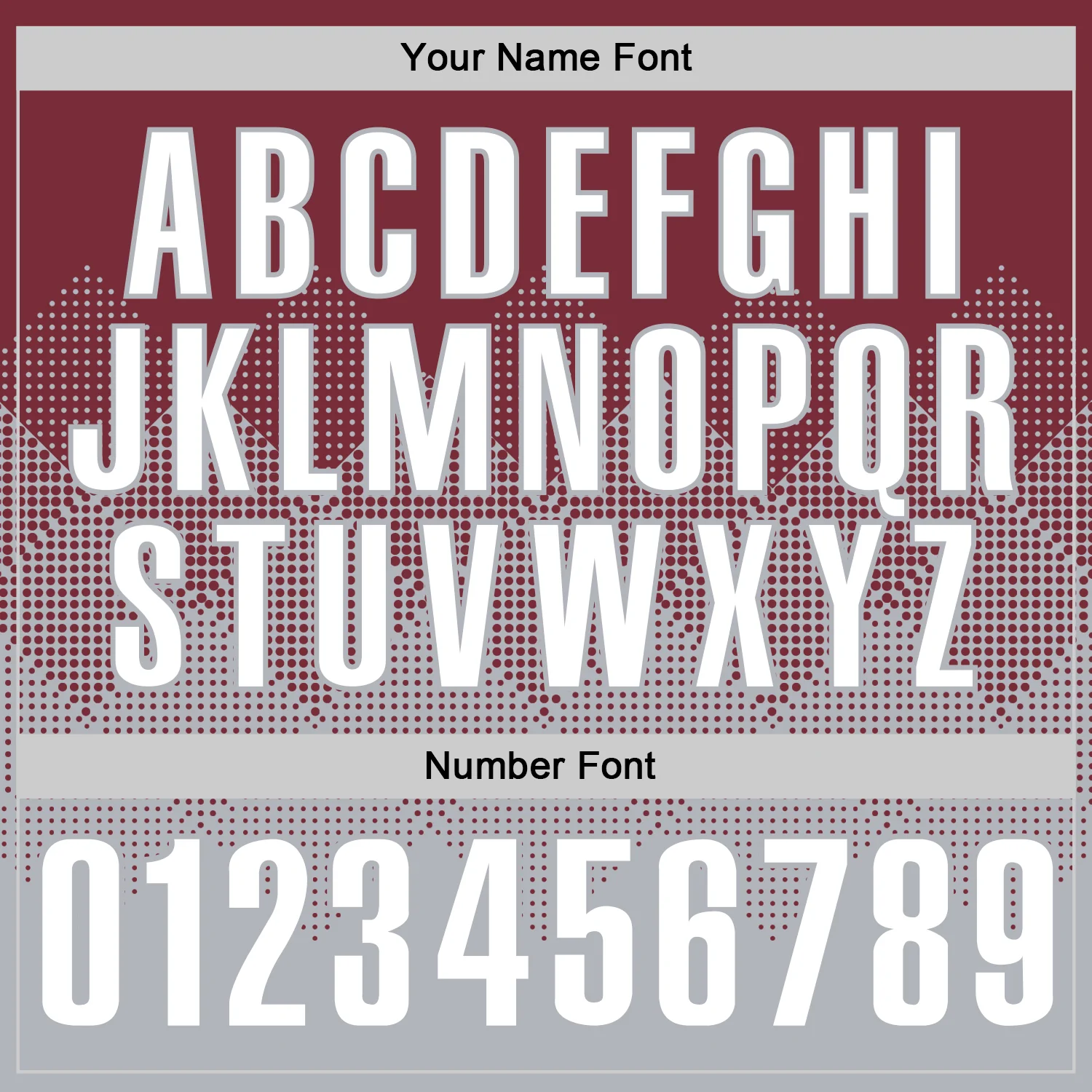 Custom Burgundy White-Gray 3D Gradient Square Shape Performance Polo Shirt