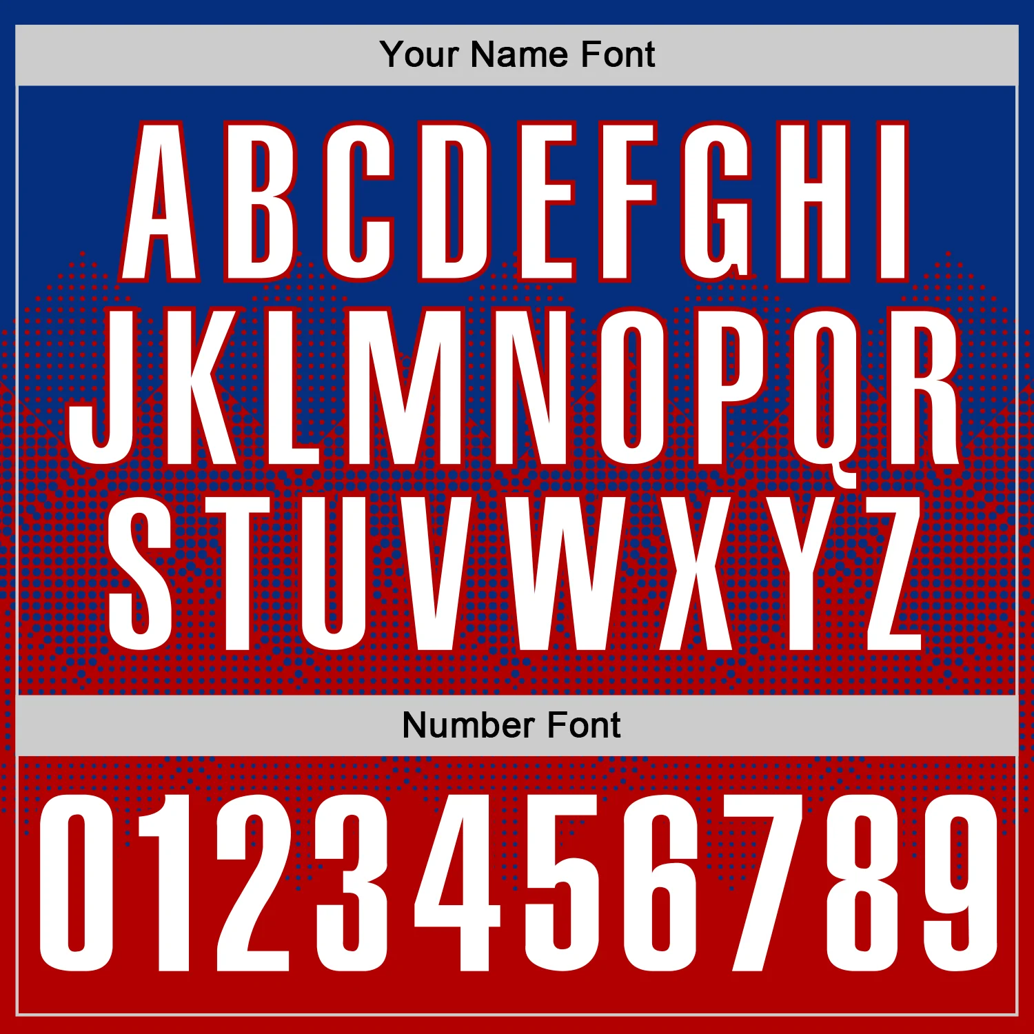 Custom Royal White-Red 3D Gradient Square Shape Performance Polo Shirt