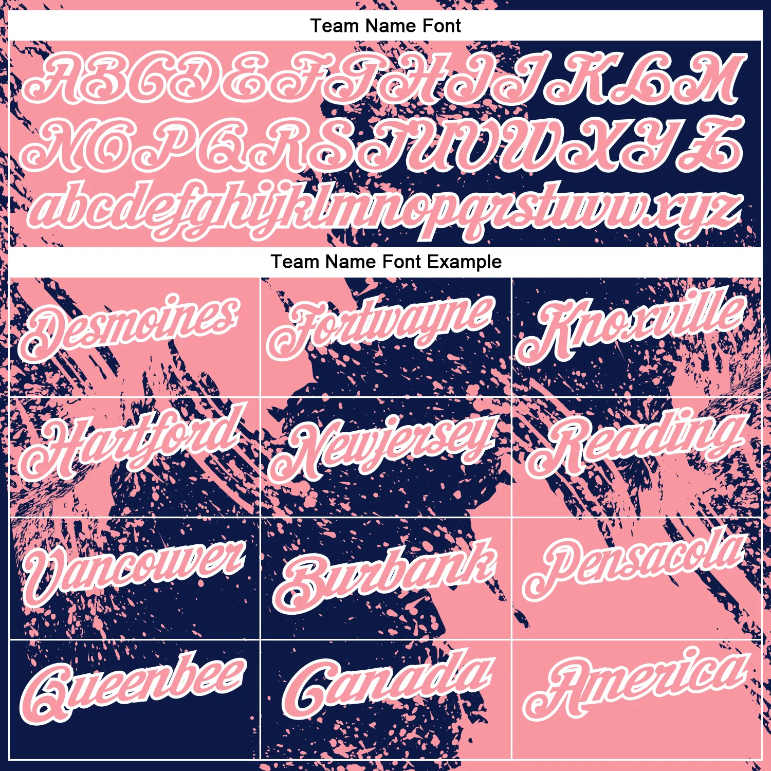 Custom Medium Pink Navy-White 3D Pattern Design Abstract Brush Stroke Performance Polo Shirt