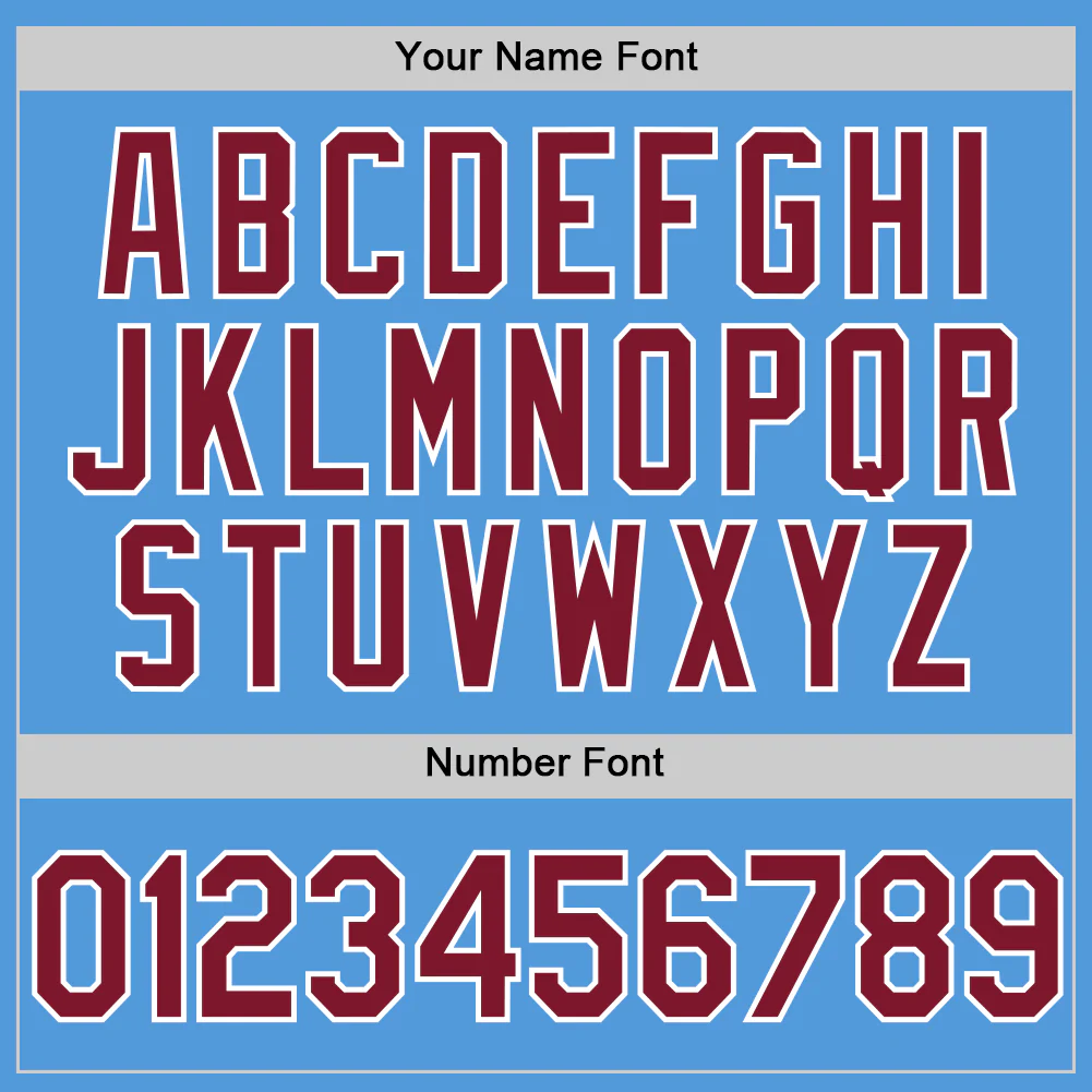 Custom Powder Blue Crimson-White Performance Vapor Golf Polo Shirt