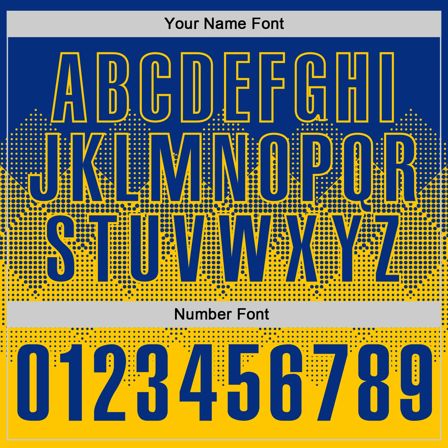 Custom Royal Yellow 3D Gradient Square Shape Performance Polo Shirt