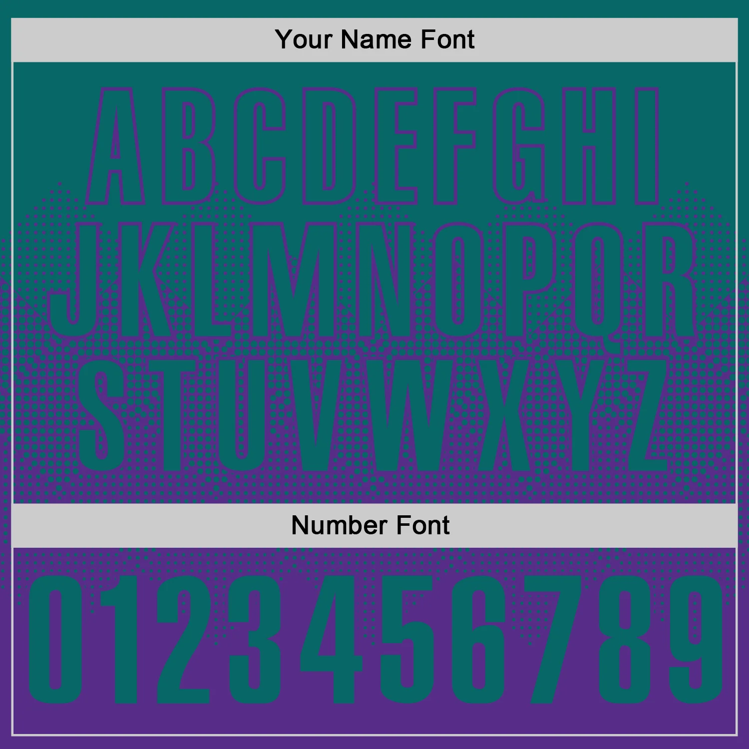 Custom Teal Purple 3D Gradient Square Shape Performance Polo Shirt