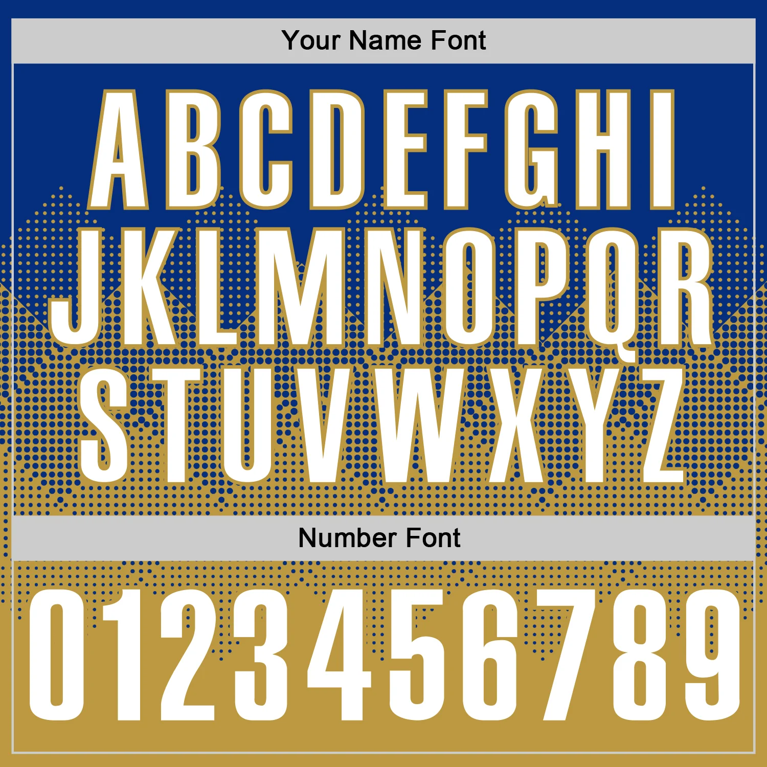 Custom Royal White-Old Gold 3D Gradient Square Shape Performance Polo Shirt