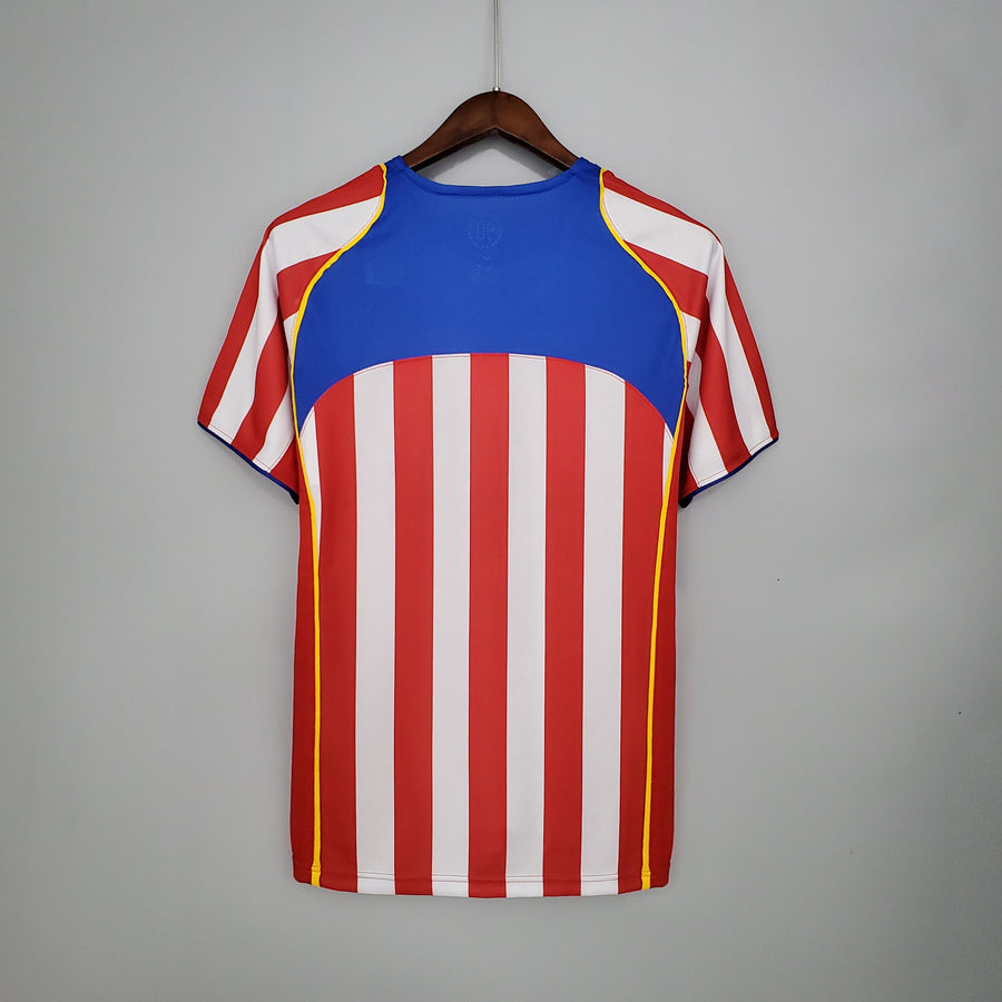 Atl??tico De Madrid Home Jersey 04/05 Retro
