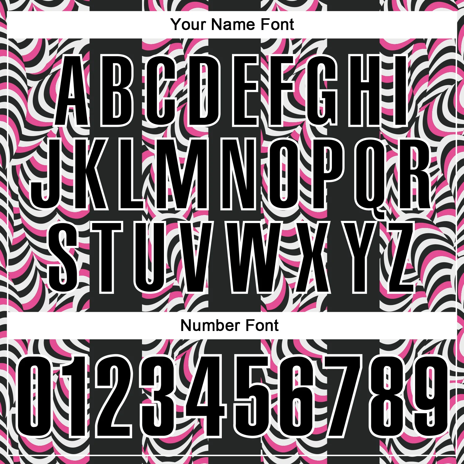 Custom Black Pink-White 3D Bowling Geometric Shape Performance Polo Shirt