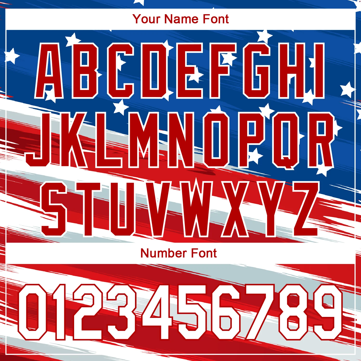 Custom Royal White-Red 3D American Flag Performance Golf Polo Shirt