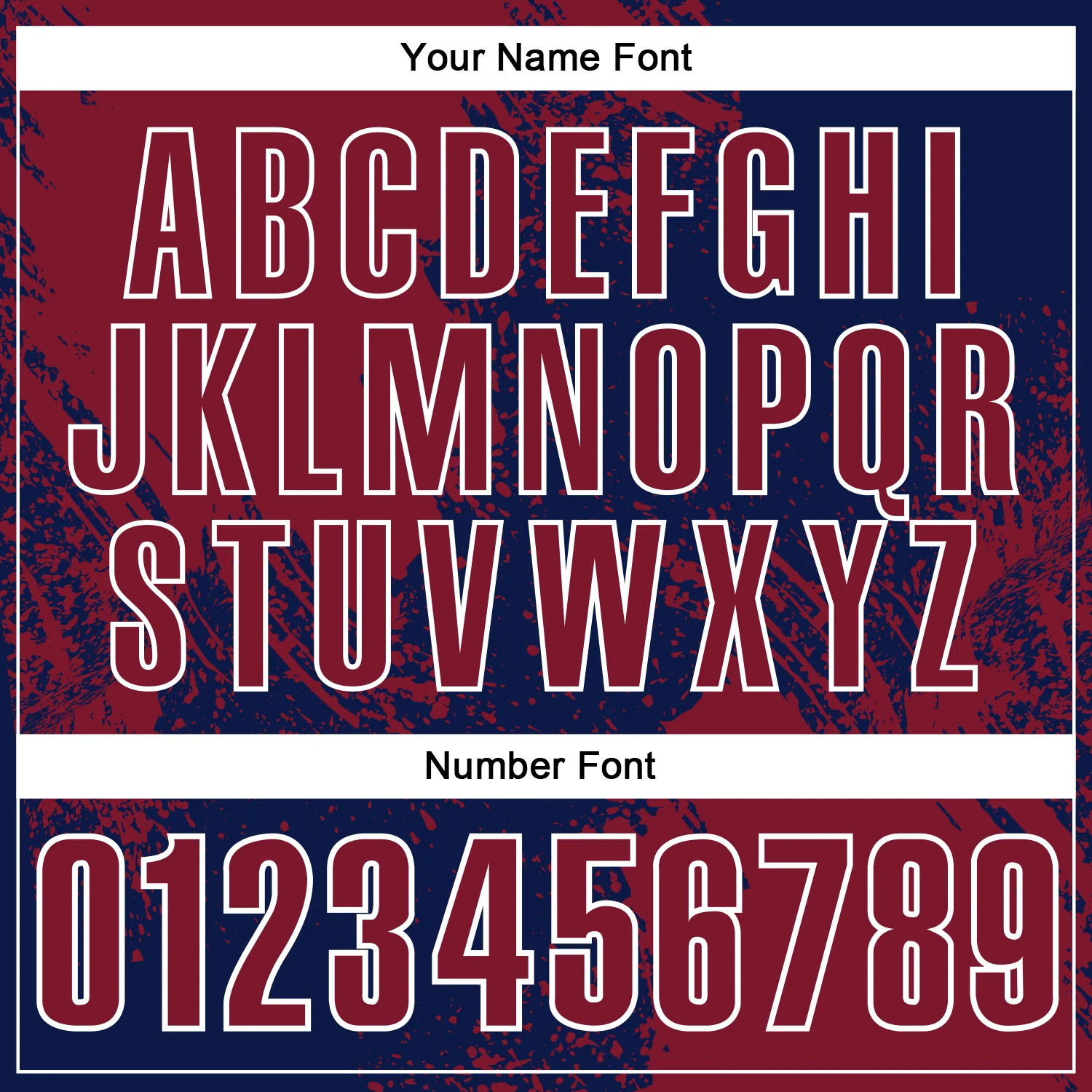 Custom Crimson Navy-White 3D Pattern Design Abstract Brush Stroke Performance Polo Shirt