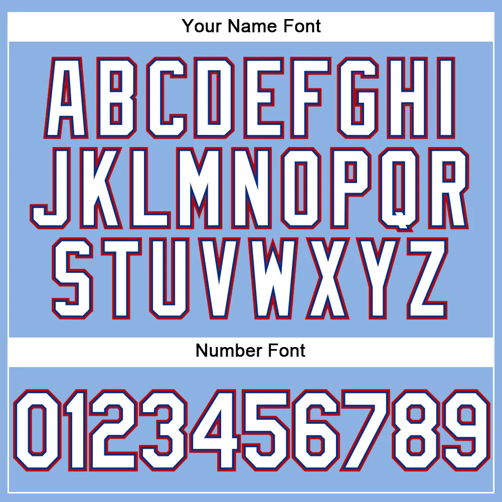 Custom Light Blue White Royal-Red Performance Vapor Golf Polo Shirt