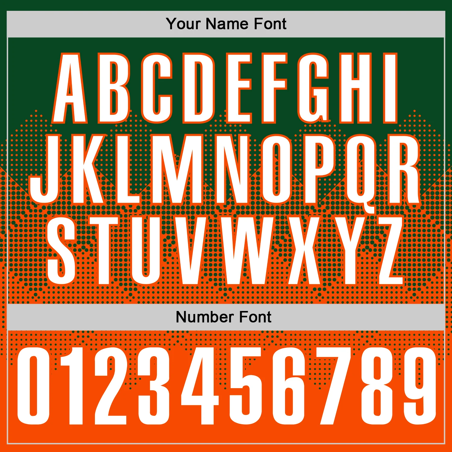 Custom Green White-Orange 3D Gradient Square Shape Performance Polo Shirt