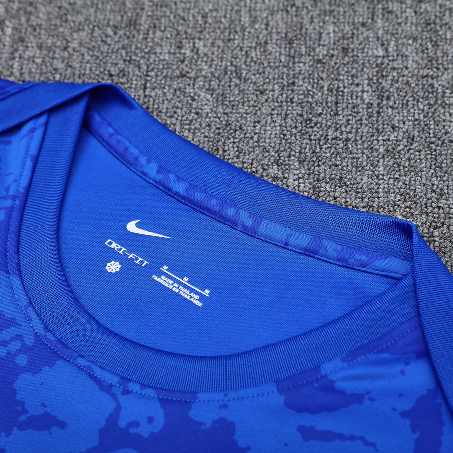 Kit Tank Top + Shorts Barcelona Blue/Black Training 25/26