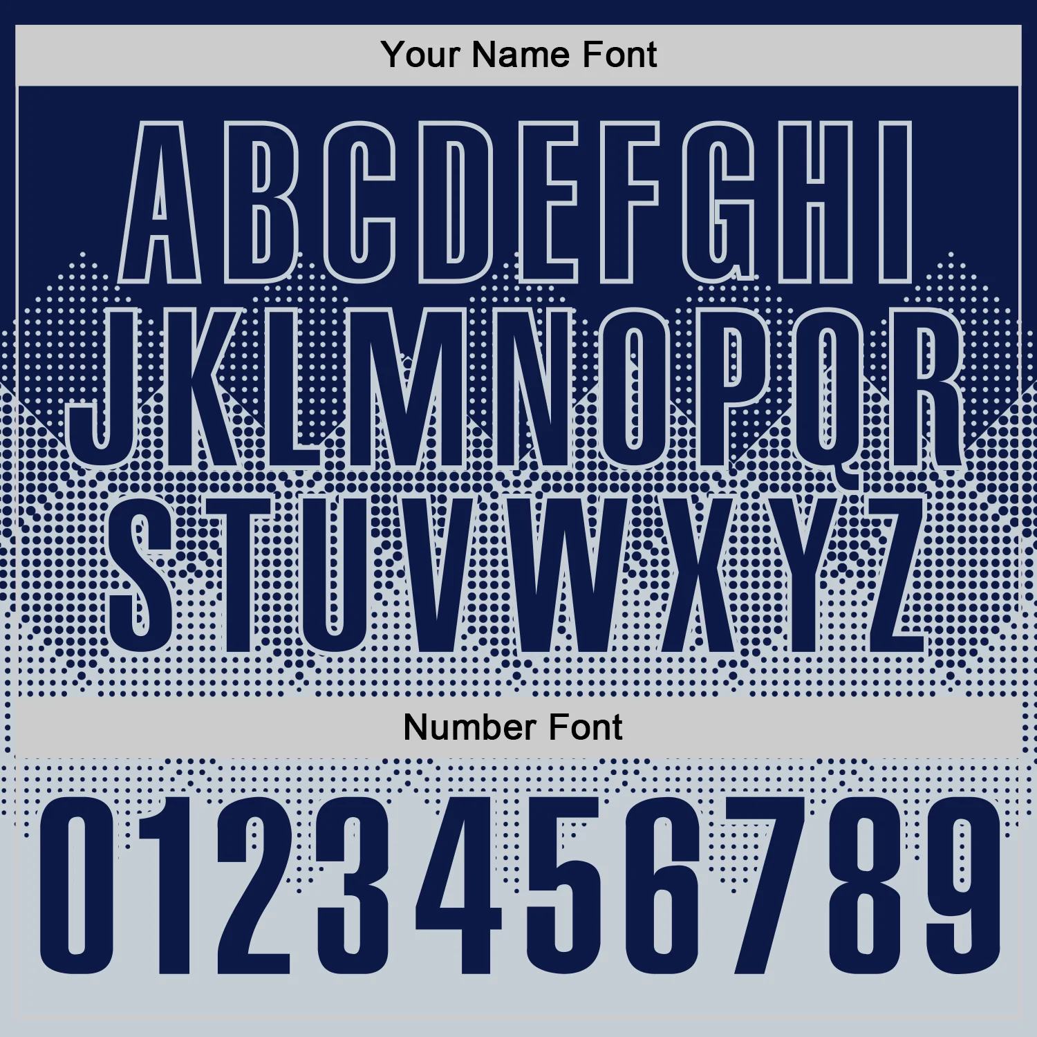 Custom Navy Silver 3D Gradient Square Shape Performance Polo Shirt