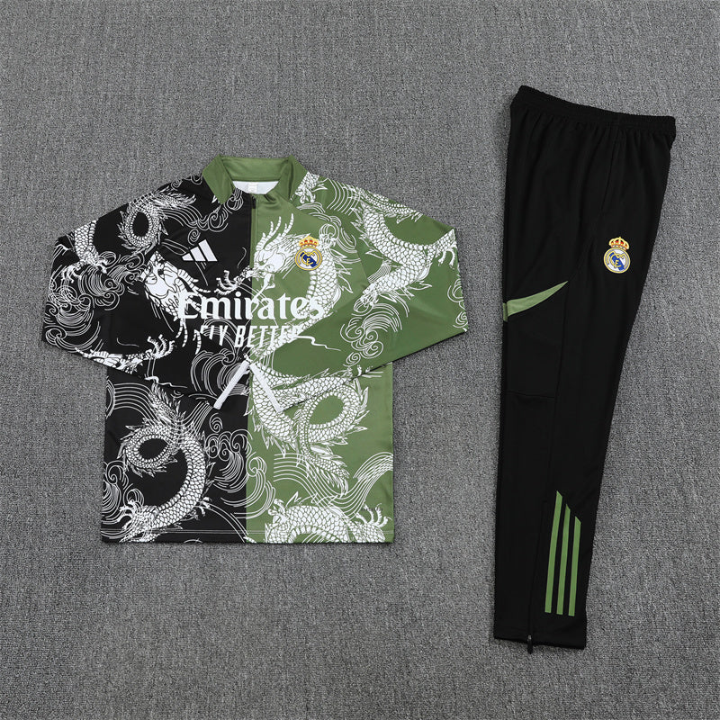 Tracksuit Real Madrid Dragon Green/Black Training 25/26