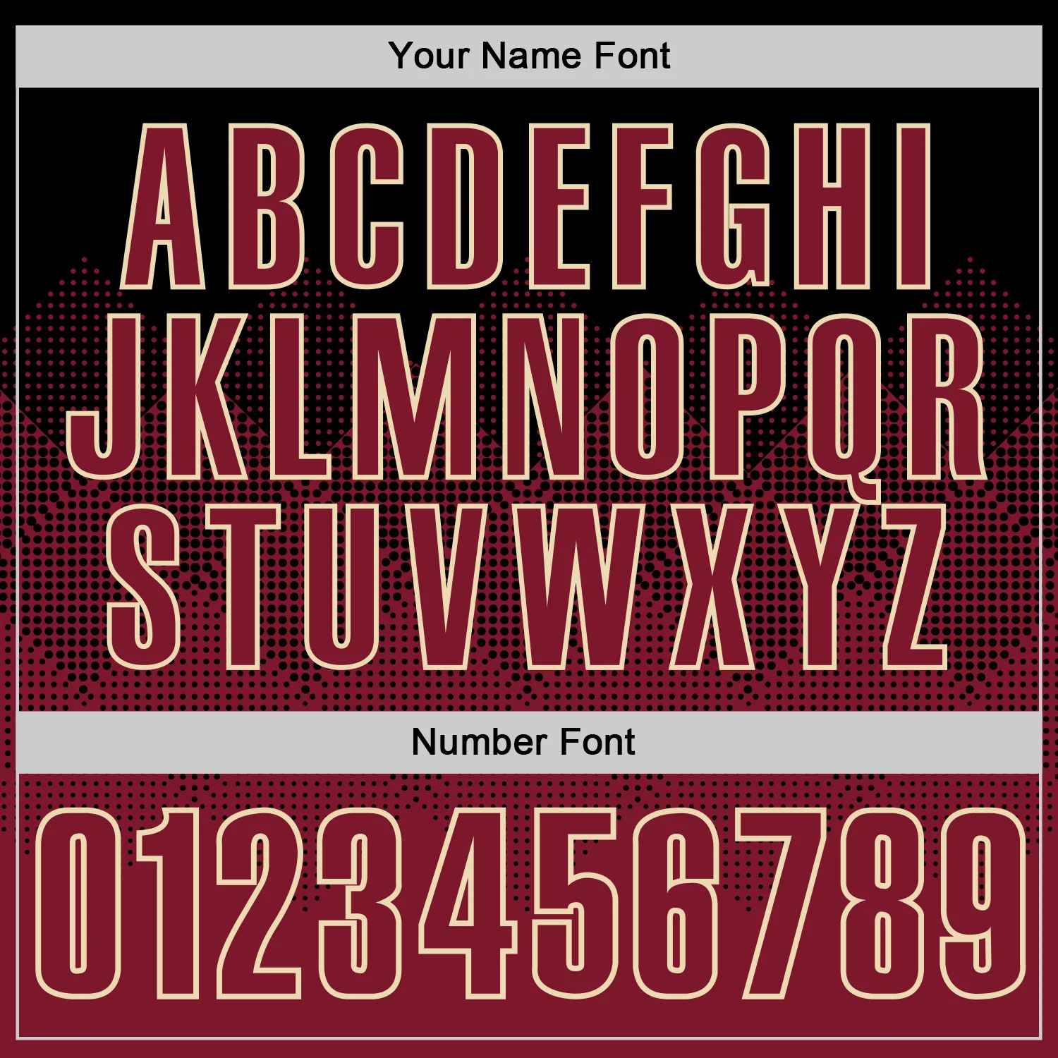 Custom Black Crimson-Cream 3D Gradient Square Shape Performance Polo Shirt