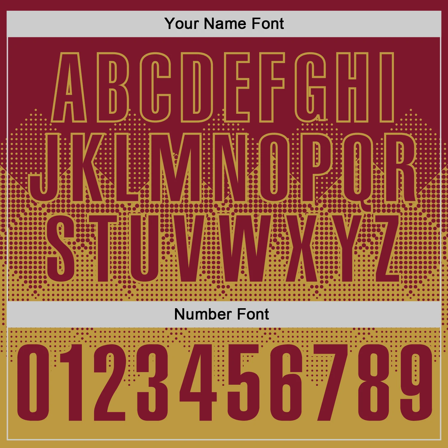 Custom Crimson Old Gold 3D Gradient Square Shape Performance Polo Shirt