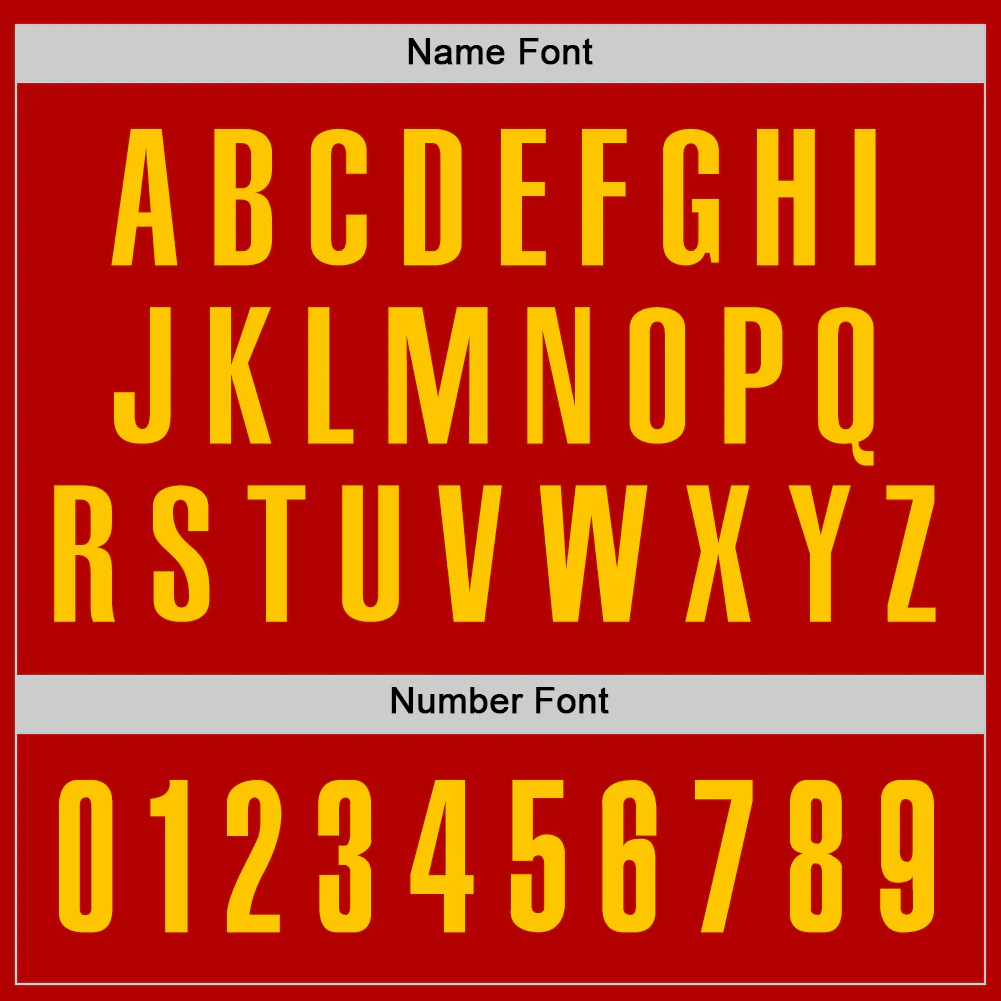 Custom Red Yellow Performance Golf Polo Shirt