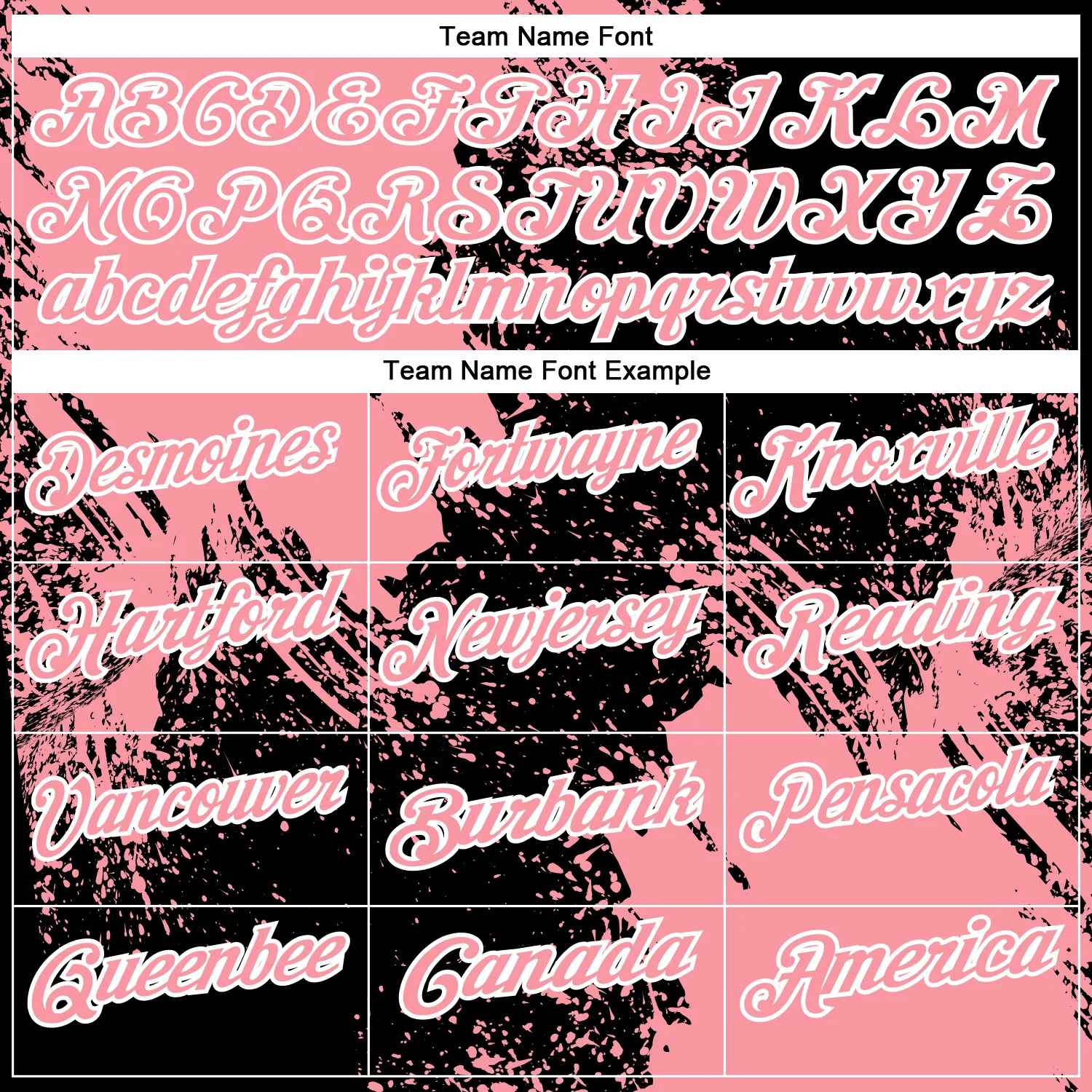 Custom Medium Pink Black-White 3D Pattern Design Abstract Brush Stroke Performance Polo Shirt