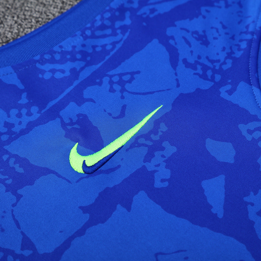 Kit Tank Top + Shorts Barcelona Blue/Black Training 25/26