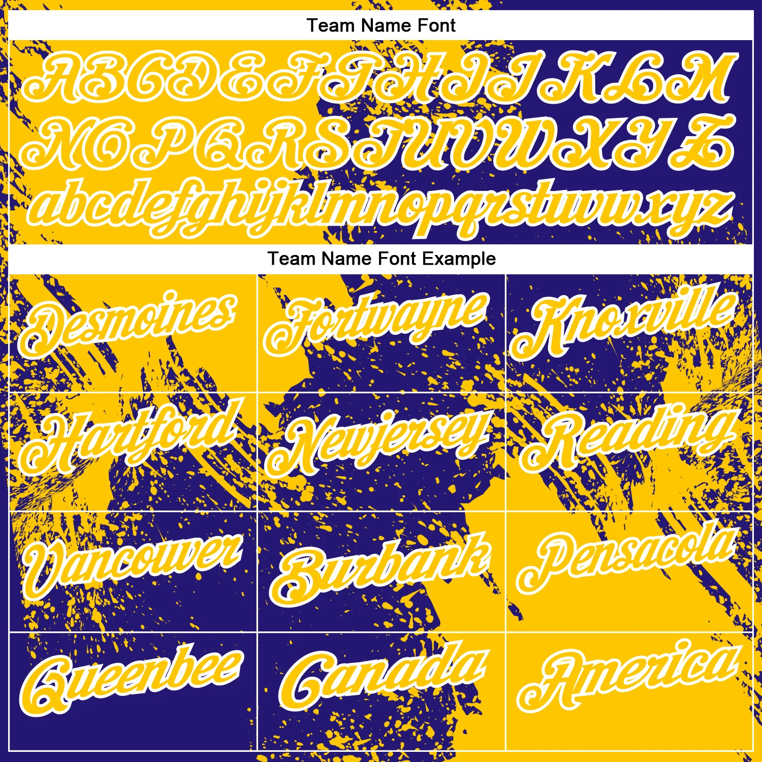 Custom Yellow Dark Purple-White 3D Pattern Design Abstract Brush Stroke Performance Polo Shirt