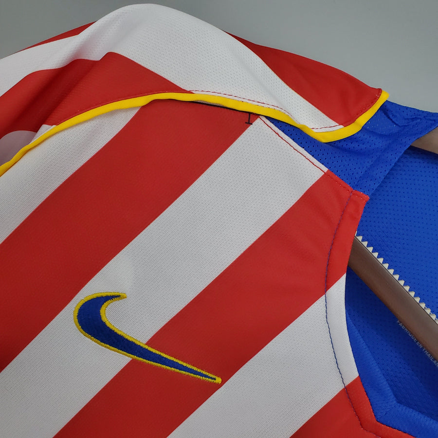 Atl??tico De Madrid Home Jersey 04/05 Retro