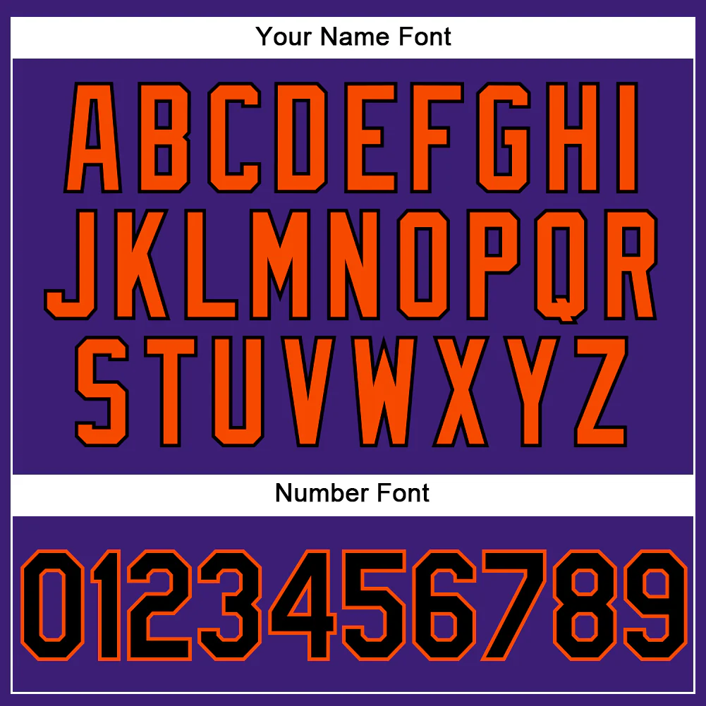 Custom Purple Black-Orange Performance Vapor Golf Polo Shirt