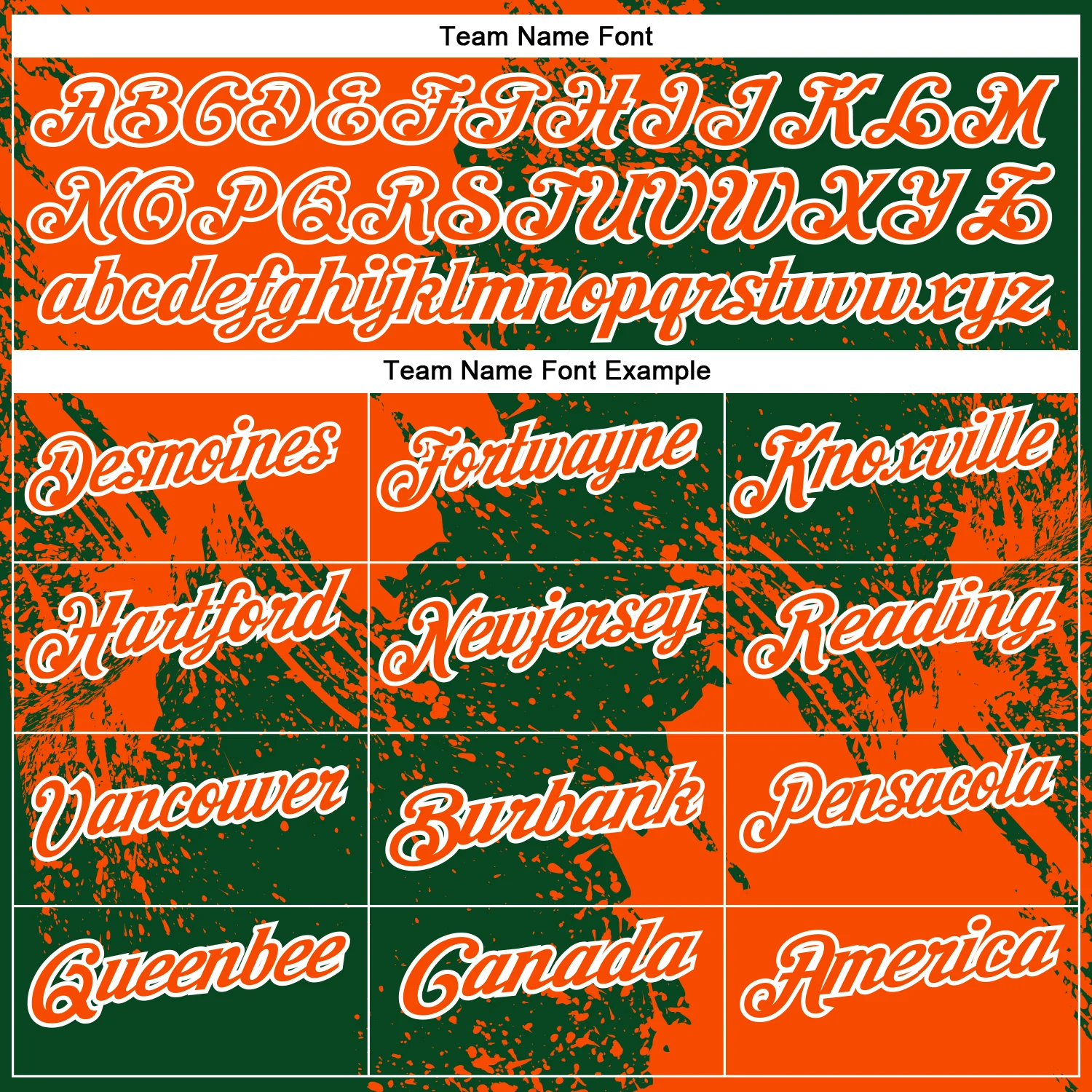 Custom Orange Green-White 3D Pattern Design Abstract Brush Stroke Performance Polo Shirt