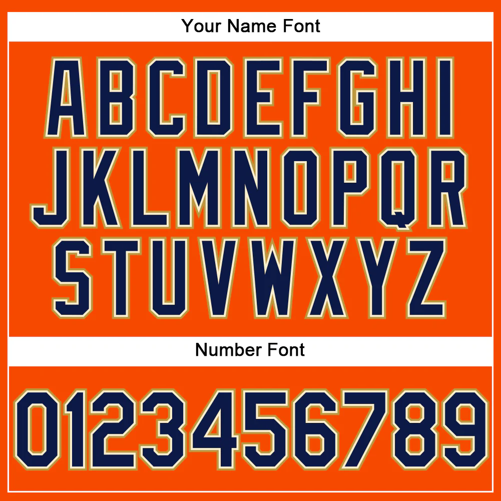 Custom Orange Navy Cream-Old Gold Performance Vapor Golf Polo Shirt